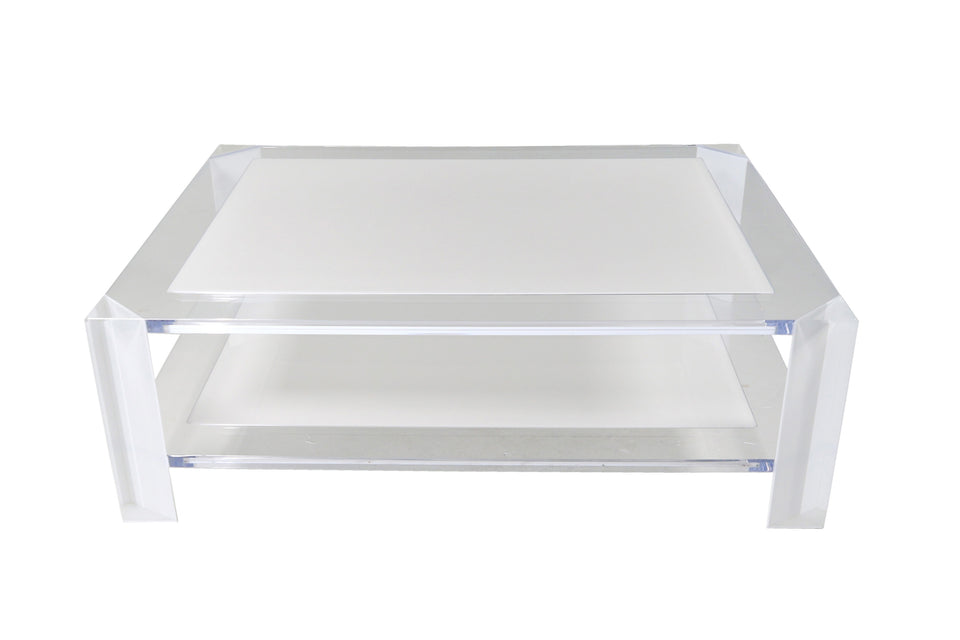 Sledge Coffee Table in White