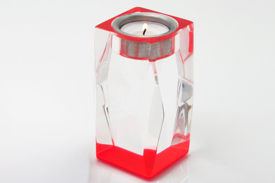 Candleholder in Red