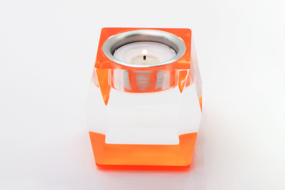 Candleholder in Orange
