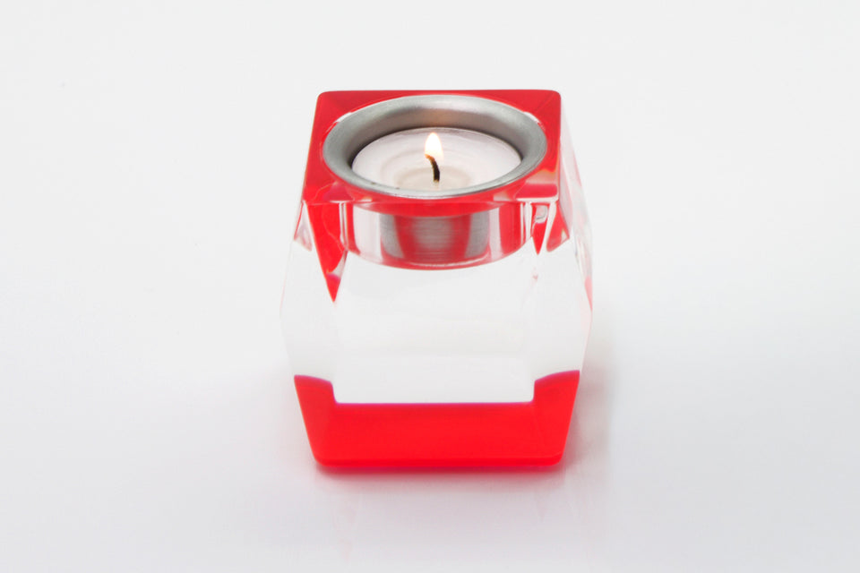 Candleholder in Red