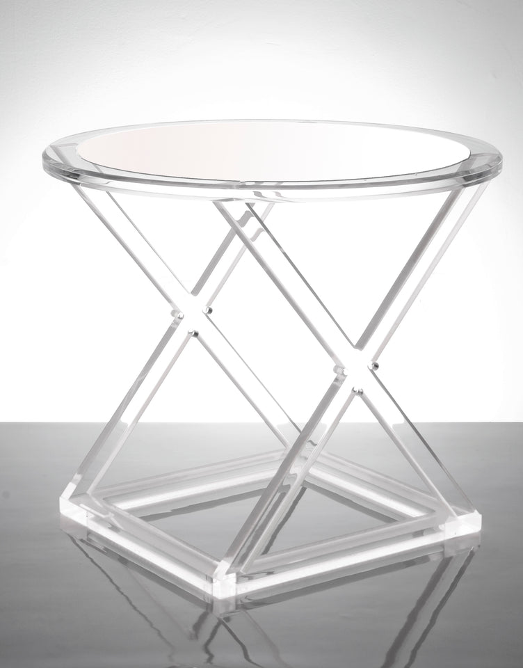 XOXO Occasional Side Table in White