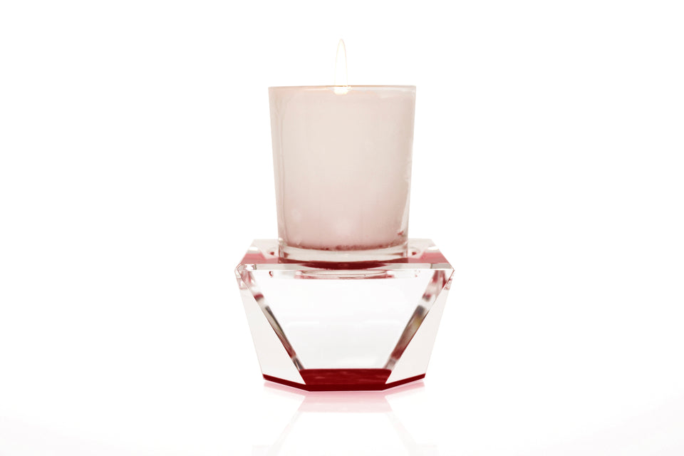Candle Pedestal in Ruby