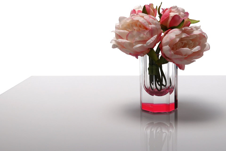 Bolt Vase in Rose