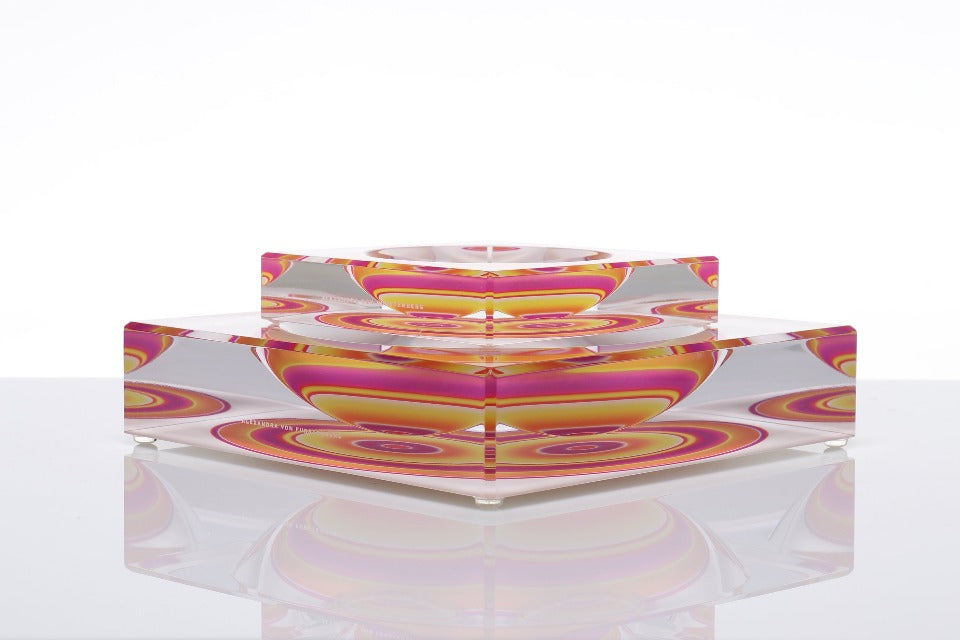 Candy Bowl in Sunset Aura Print