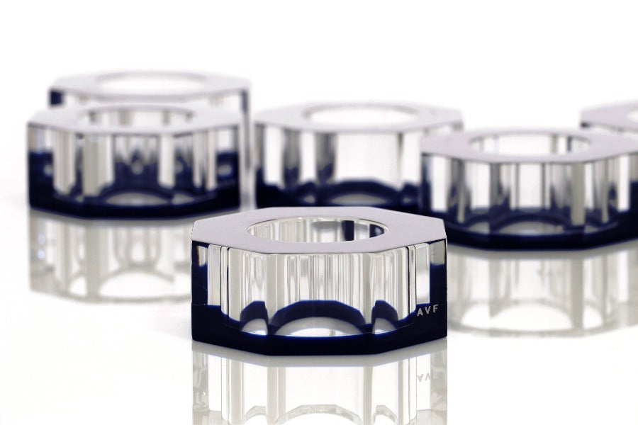 Bolt Dining Ring Set in Sapphire
