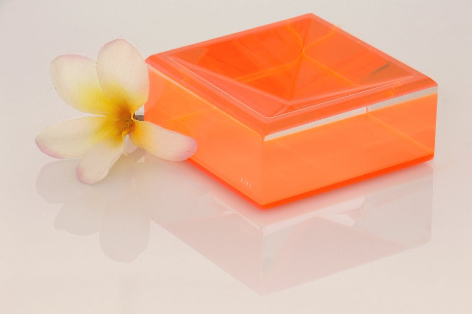 Square Mini Bowl in Orange