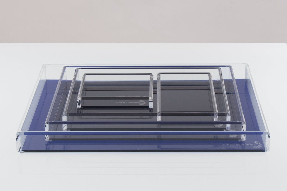 Tray in Sapphire