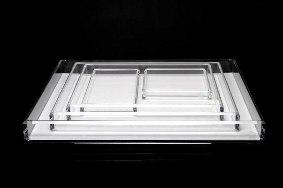Tray in White