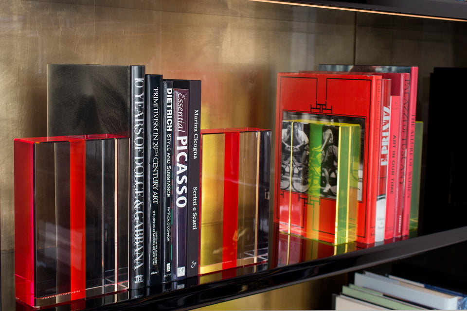Chapter Bookends in Red