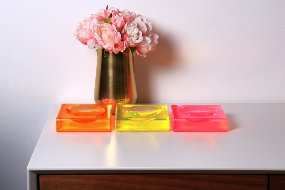 Symphony Candy Dishes by Mary Jurek Design - Pink Orchid Amusespot