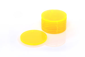 Round Coaster Set in Yellow