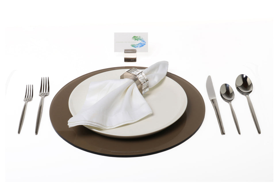 Infinity Placemat Set of 4 in Bronze