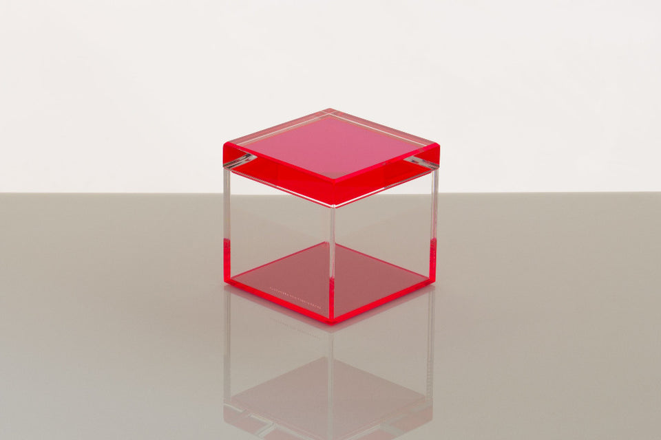 Cubic Treasure Box in Red